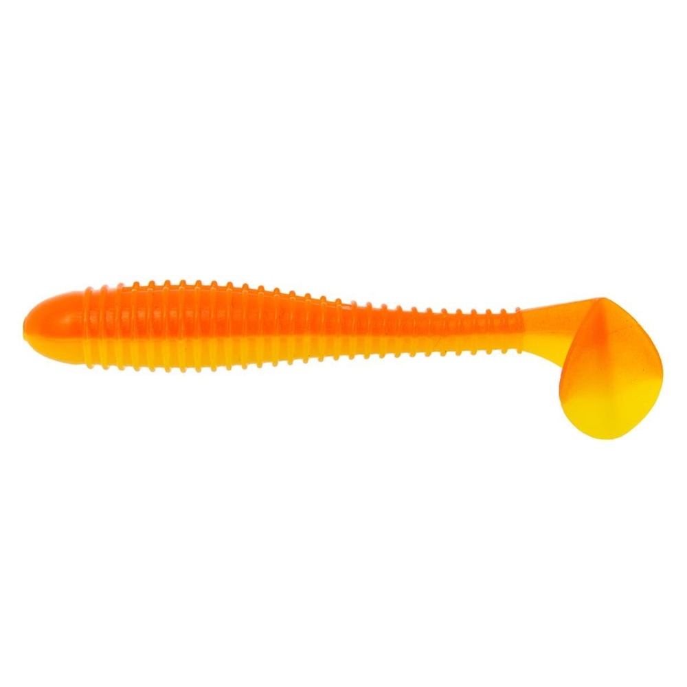 Виброхвост Catcher 2,75"/7 см Orange & Yellow 7шт. (HS-1-015) Helios