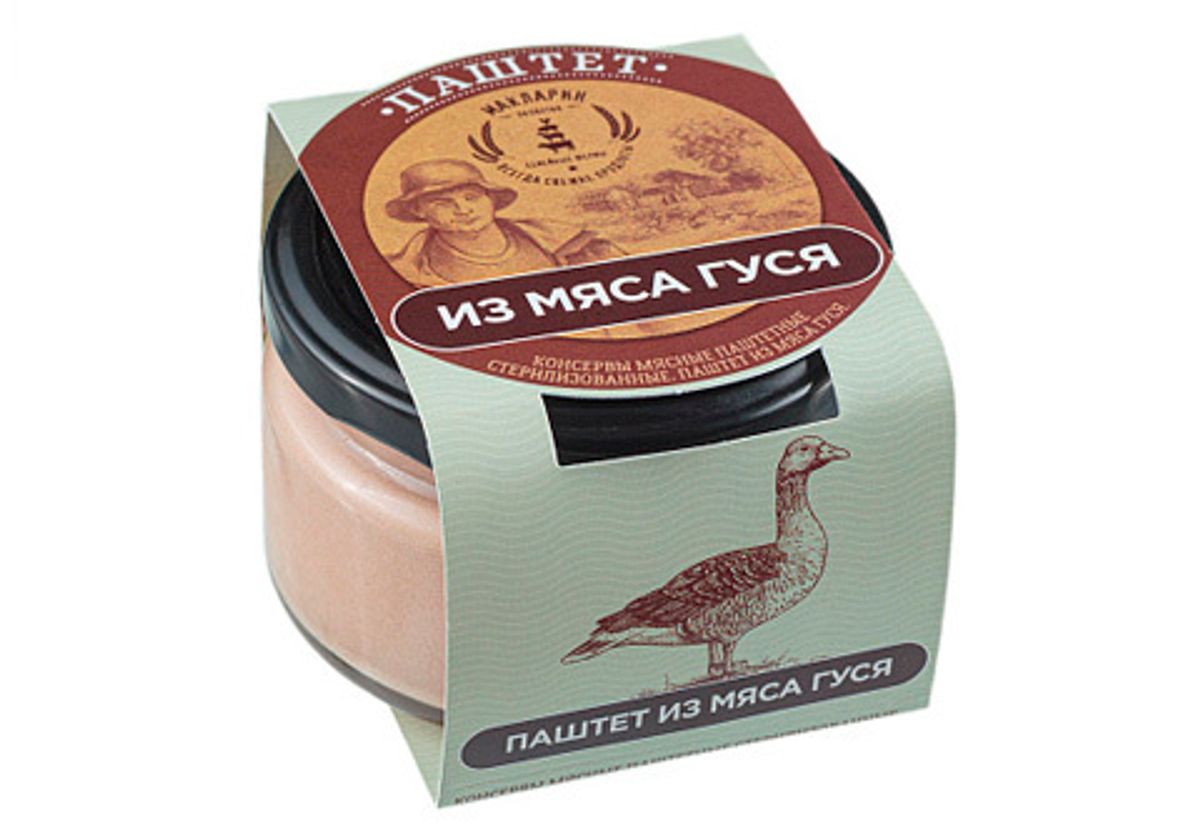 Паштет из мяса гуся, 200г.