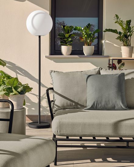 Диван Mareluz трехместный черный стальной La Forma Испания