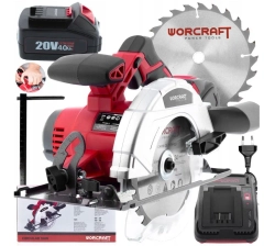 Циркулярная пила Worcraft CCS-S20Li + аккумулятор 4,0 Ач + З/У