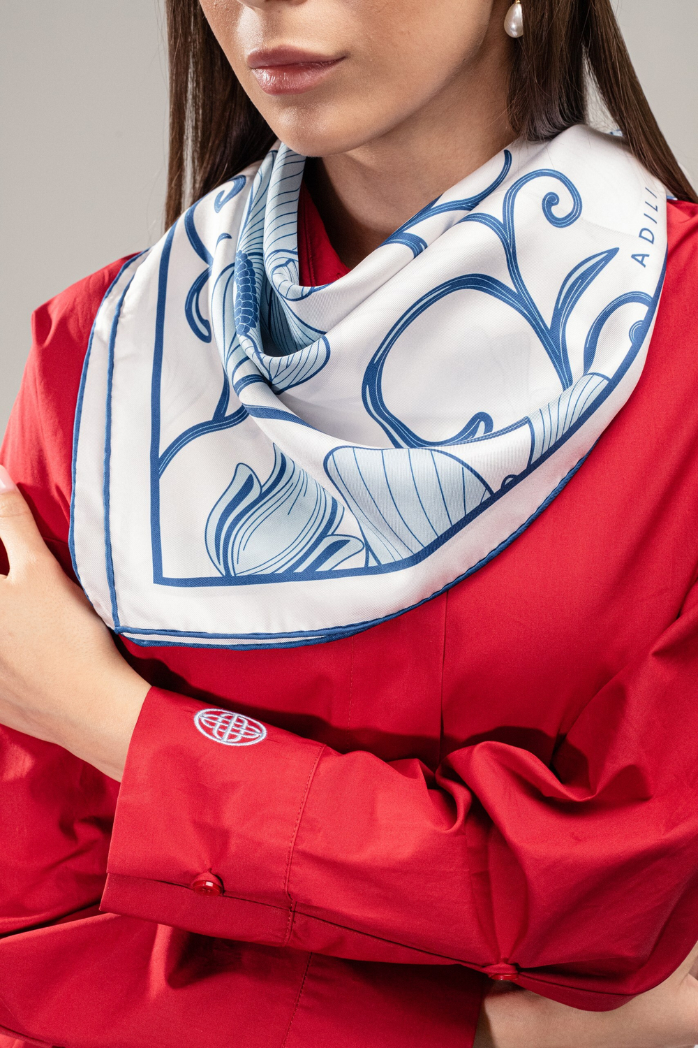 Платок, шелк