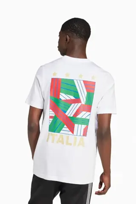 Футболка adidas Италия 2024 Fan Graphic - белый