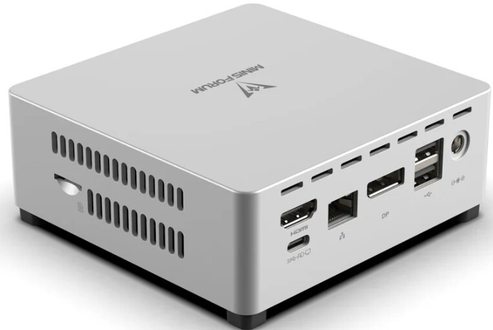 Системный блок Minisforum UN100L Intel N, 16 ГБ, 512 Гб, Intel UHD Graphics,  ОС Windows 11 Профессиональная