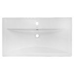 Комплект Тумба Azario KANTRI 80/2 800х460х650 подвесная, с раковиной Фостер 80, белый глянец (CS00097255)