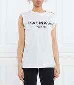 Топ Balmain - белый(AF0ED000 BB02)