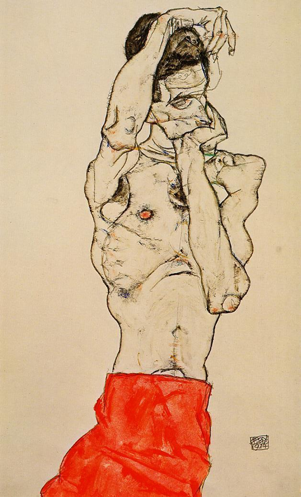 Egon Schiele - эротическое искусство художника Эгона Шиле. 18+