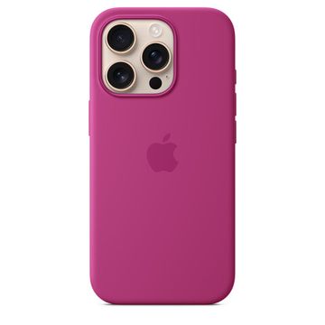Чехол Silicone Case MagSafe для iPhone 16 Pro Max Фуксия