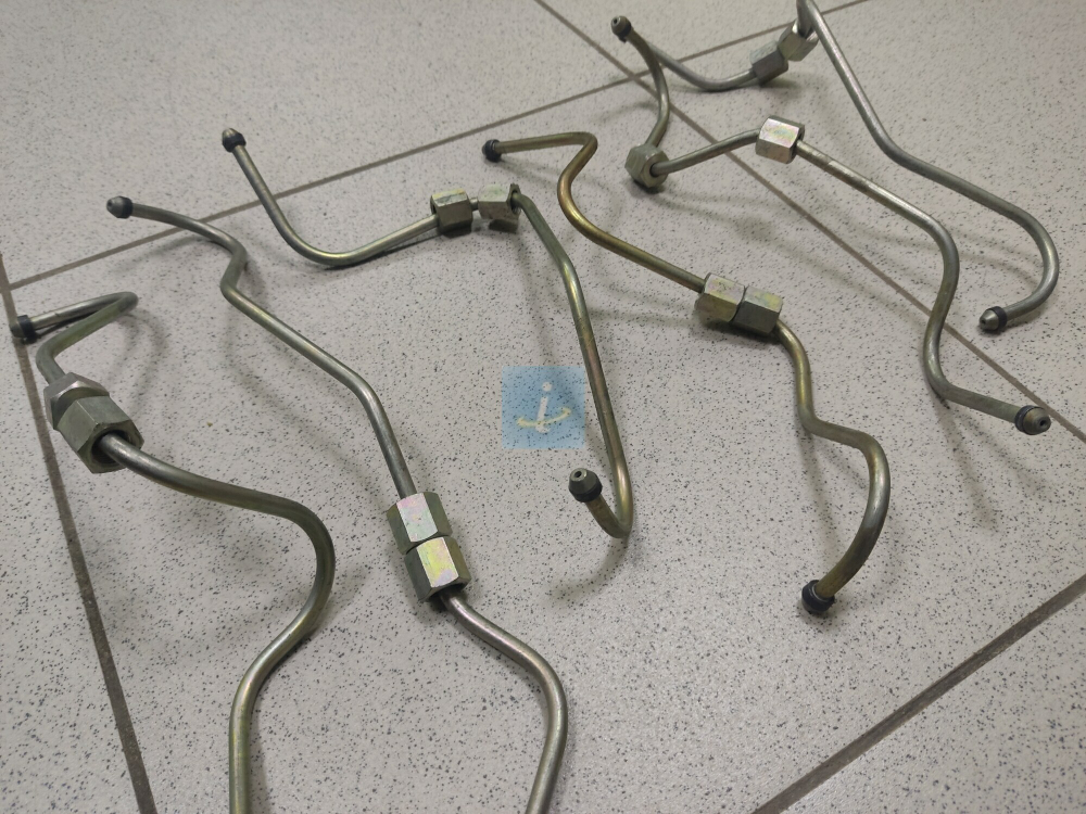 Комплект трубок топливных высокого давления (С/О, гнутые, 6 шт) 236-1104308-В-6