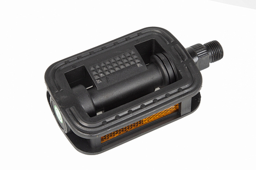 Педали MX-P611, ось 9/16" со светоотражателями, полипропиленовые чёрные