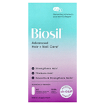 Biosil, улучшенная формула для ухода за волосами и ногтями с биотином, 60 оригинальных капсул