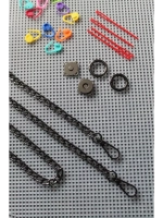 набор для сумки пластиковая канва и фурнитура