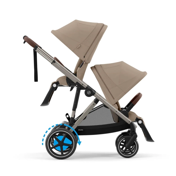 Прогулочная коляска Cybex e-Gazelle S TPE Almond Beige
