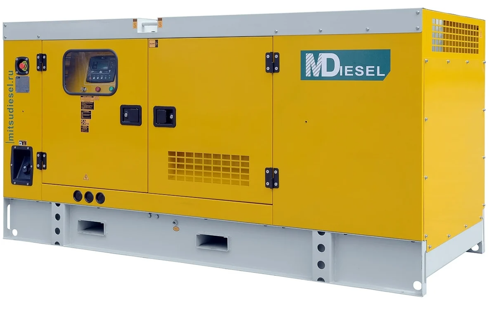 Дизельный генератор 100 кВт Mitsudiesel МД АД-100С-Т400-1РКМ29 в шумозащитном кожухе