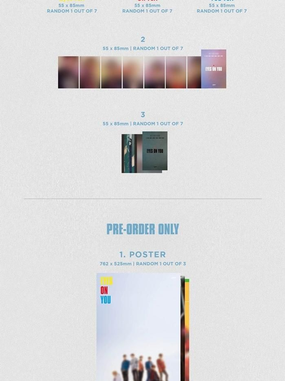 Альбом GOT7 - Eyes On You Mini Album RANDOM Version