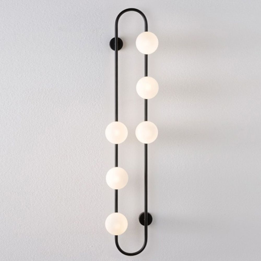 Настенное Бра Hoop Wall H115 Black By Imperiumloft