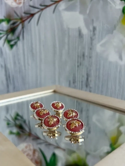 Декоративные металлические пуговицы на ножке