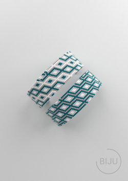 Схема PEYOTE, Схема браслета мозаичное плетение, узор из Miyuki Delica 11/0, файл PDF, №151