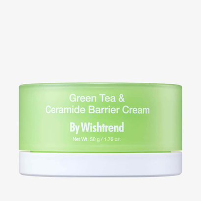 BY WISHTREND Барьерный крем с зелёным чаем и церамидами Green Tea & Ceramide Barrier Cream (50 гр)