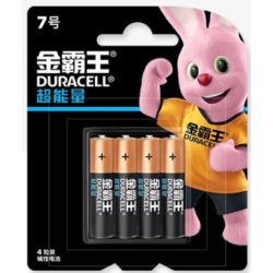 Батарейки Duracell ААА алкалиновые 1,5v 4 шт. LR03-4BL Ultra power (CN)