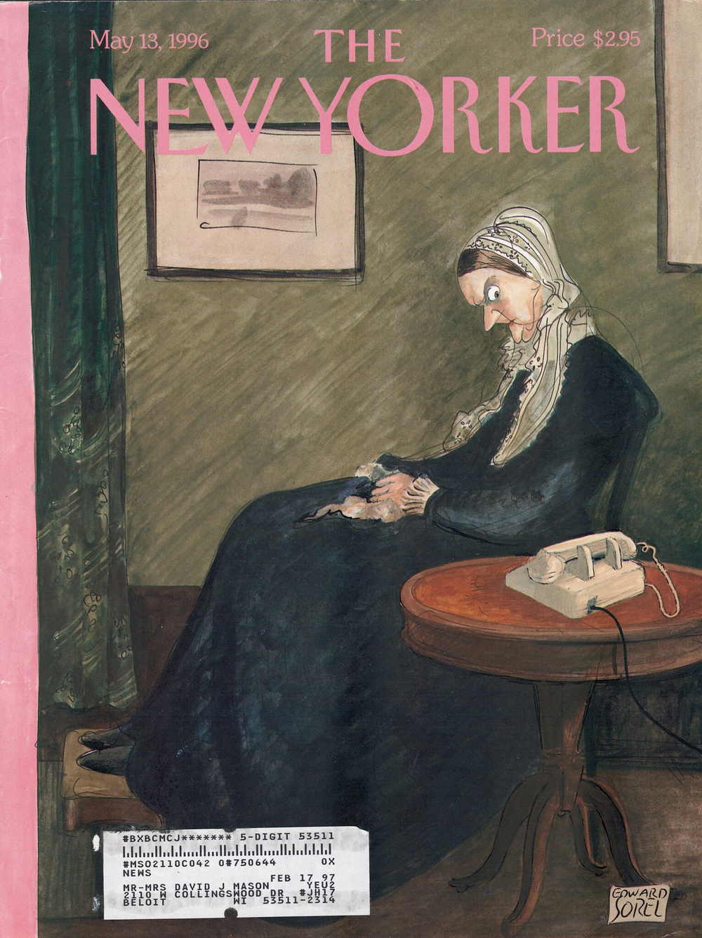 Журнал The New Yorker 13-05-1996, обложка