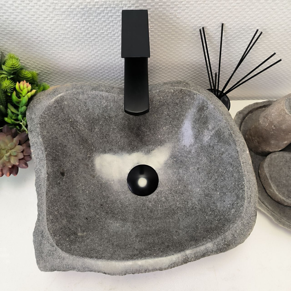 Раковина из речного камня RS-63895 (40*35*15) 0120
