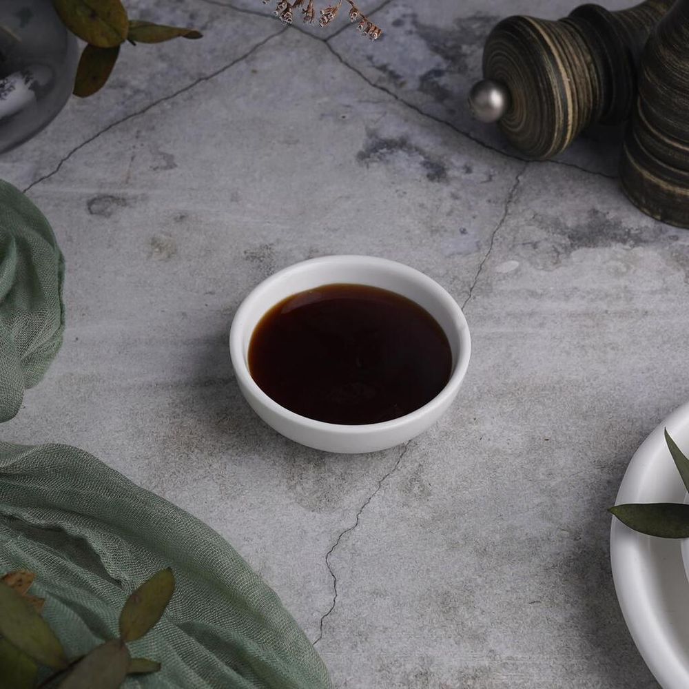 Соусник 40 мл 6 см h2,5 см круглый белый фарфор P.L. Proff Cuisine [6]