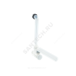 Сифон для кондиционеров трубный DN32xDN40 с обратным клапаном, прозрачный HL HL136NT
