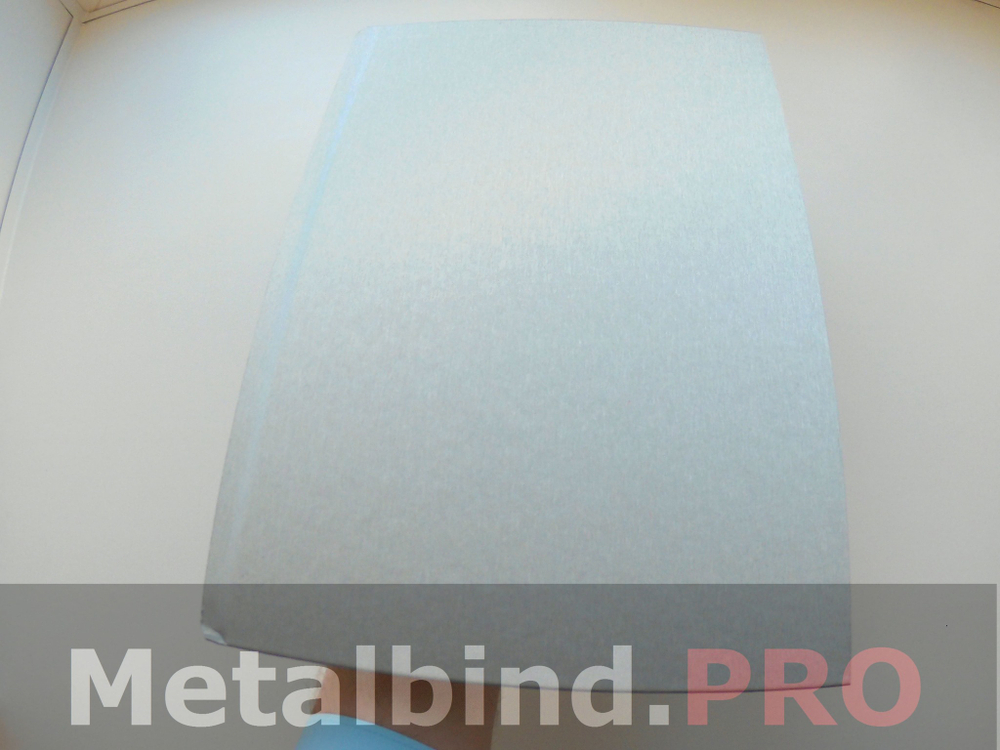 Твердые обложки O.HARD COVER TECHNO A4+ (портрет) 304x212 mm с покрытием TECHNO «под металл» CЕРЕБРО и ЗОЛОТО