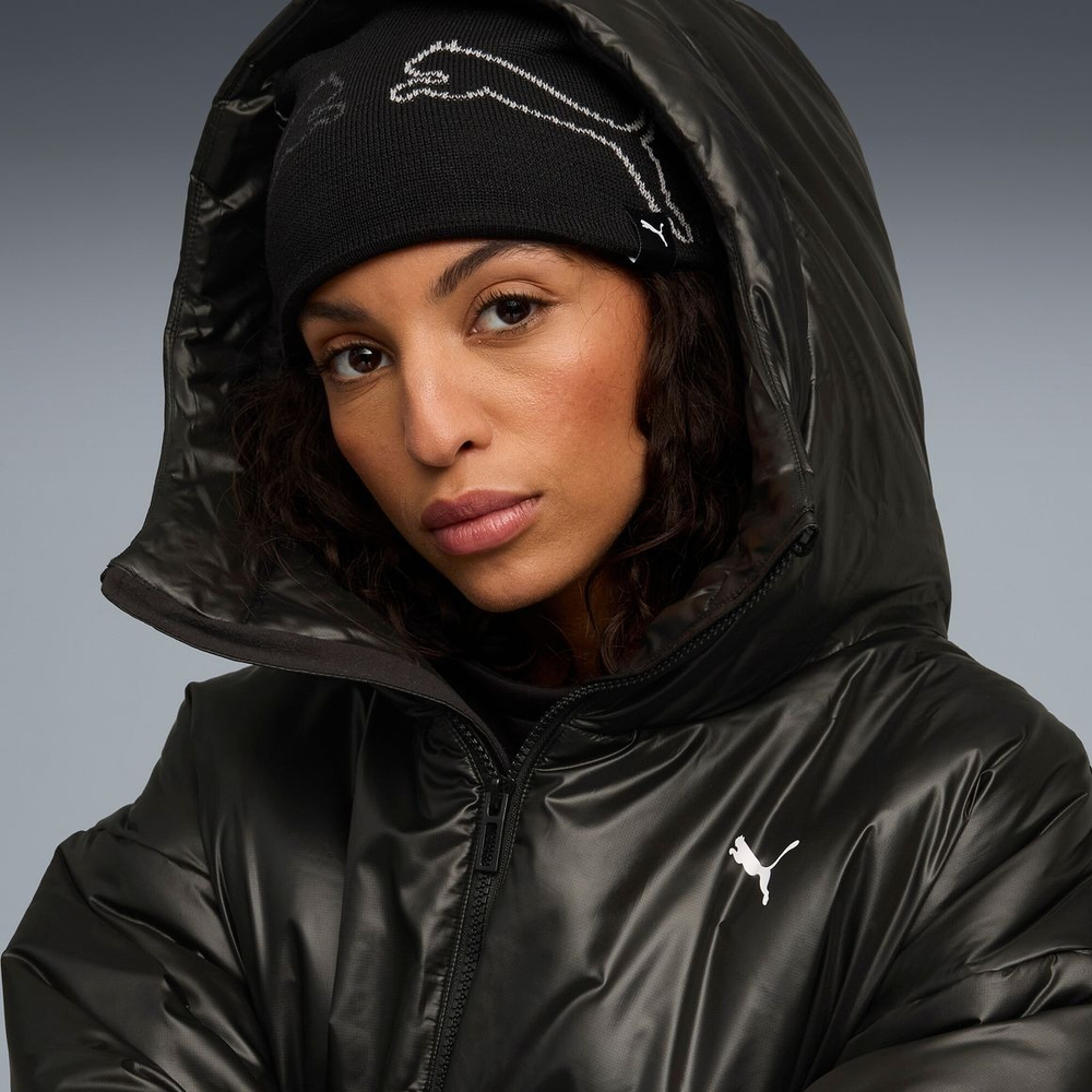 Куртка утепленная женская PUMA WARDROBE ESS Shiny Hooded Padded Jacket