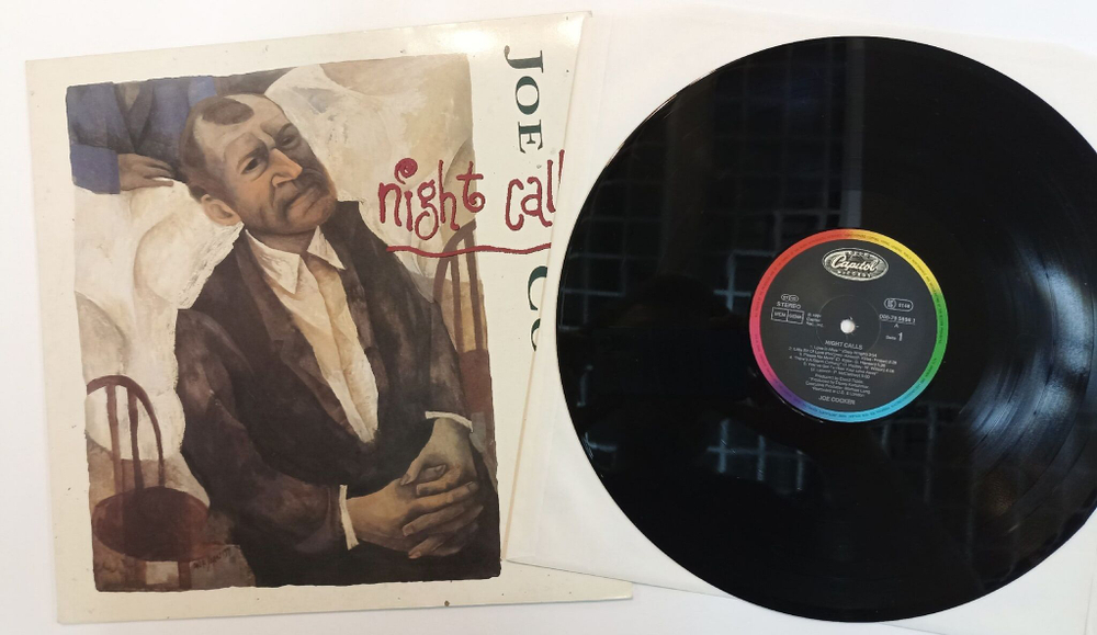 Винтажная виниловая пластинка LP Joe Cocker Night Calls (Germany 1991)