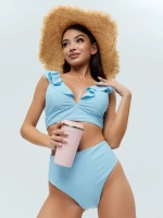 Купальник раздельный с высокой посадкой