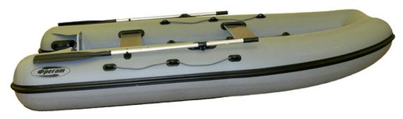 Надувная лодка Фрегат М-370 серая