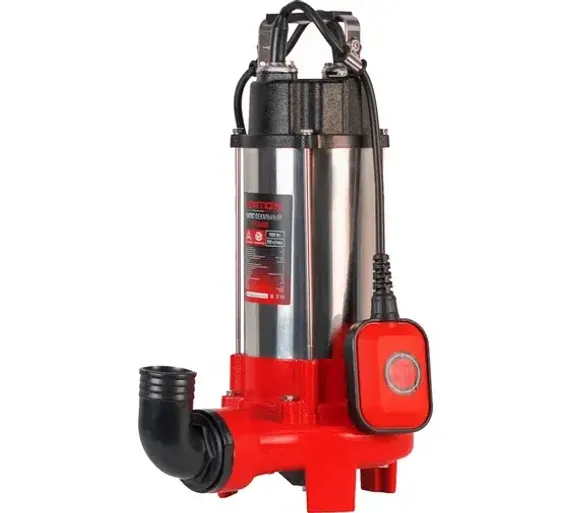 Насос фекальный Verton AQUA FP1100K h9 Q18,6 с ножом измельчителем 37582
