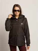 Анорак утепленный женский флис Город Горький черный