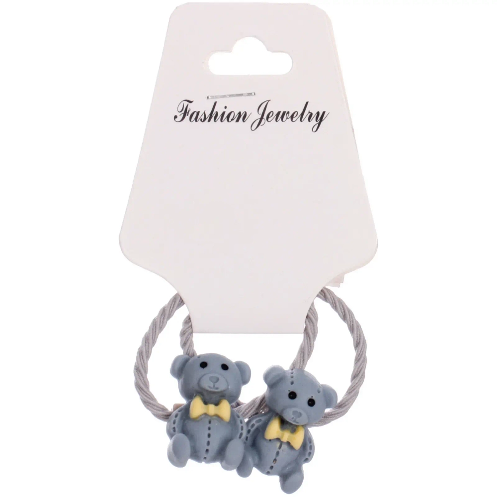 Резинки для волос детские 2шт «Fruit boom - Зверюшки», цвет микс, d-5,5см