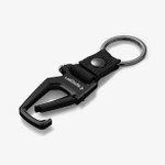 Брелок для ключей Spigen Carabiner With KeyRing 1 Pack, black