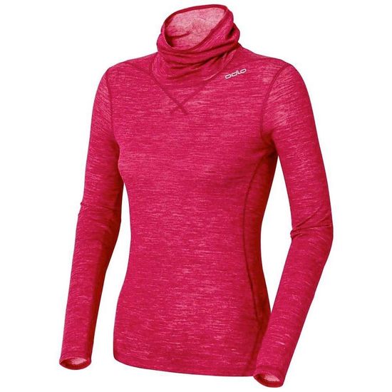 Футболка (термобелье) женская с высоким воротником стойкой ODLO REVOLUTION TW WARM (110141)