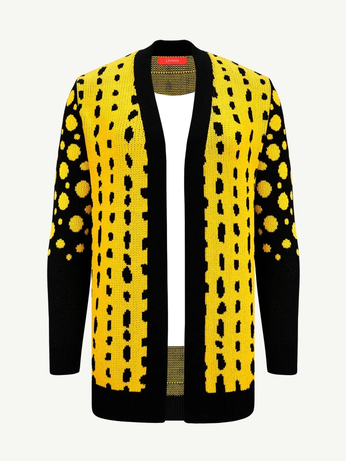 Кардиган с планкой