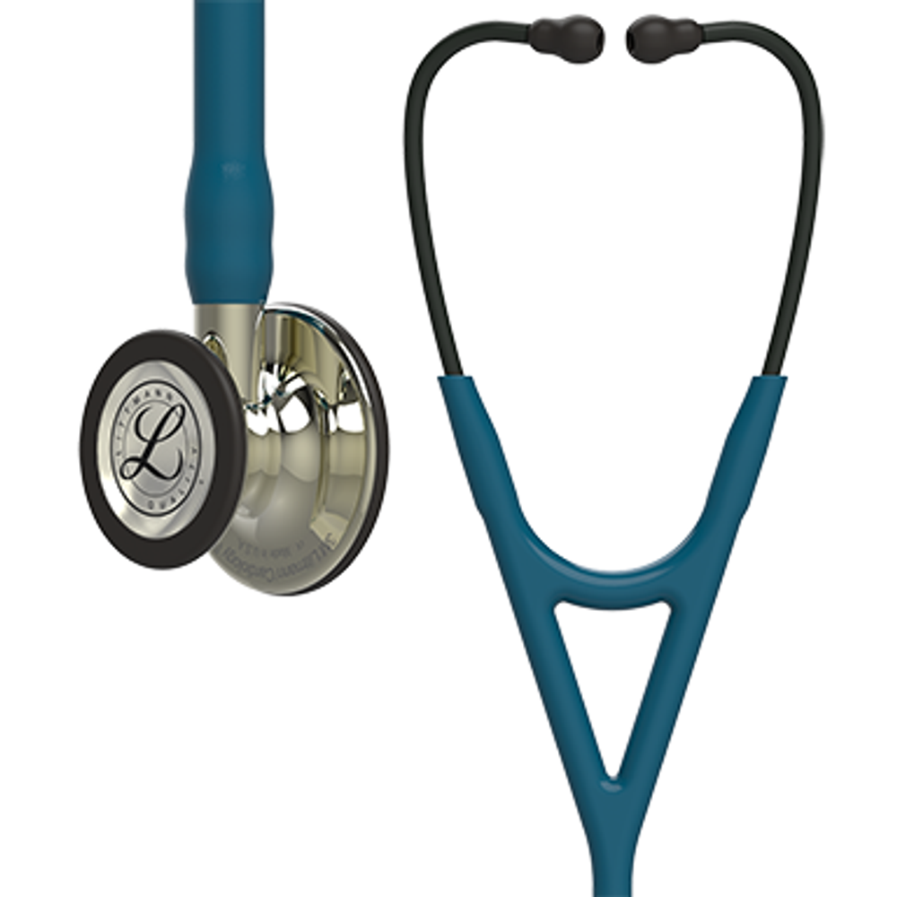 Стетоскоп Littmann Cardiology IV, морская волна, акустическая головка цвета шампанское (6190)