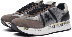 Premiata Conny 1493 серые с коричневым