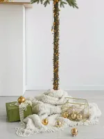 Елка на ножке «Торшер» с гирляндой встроенной (Литая хвоя) 210 см / 2,1 м