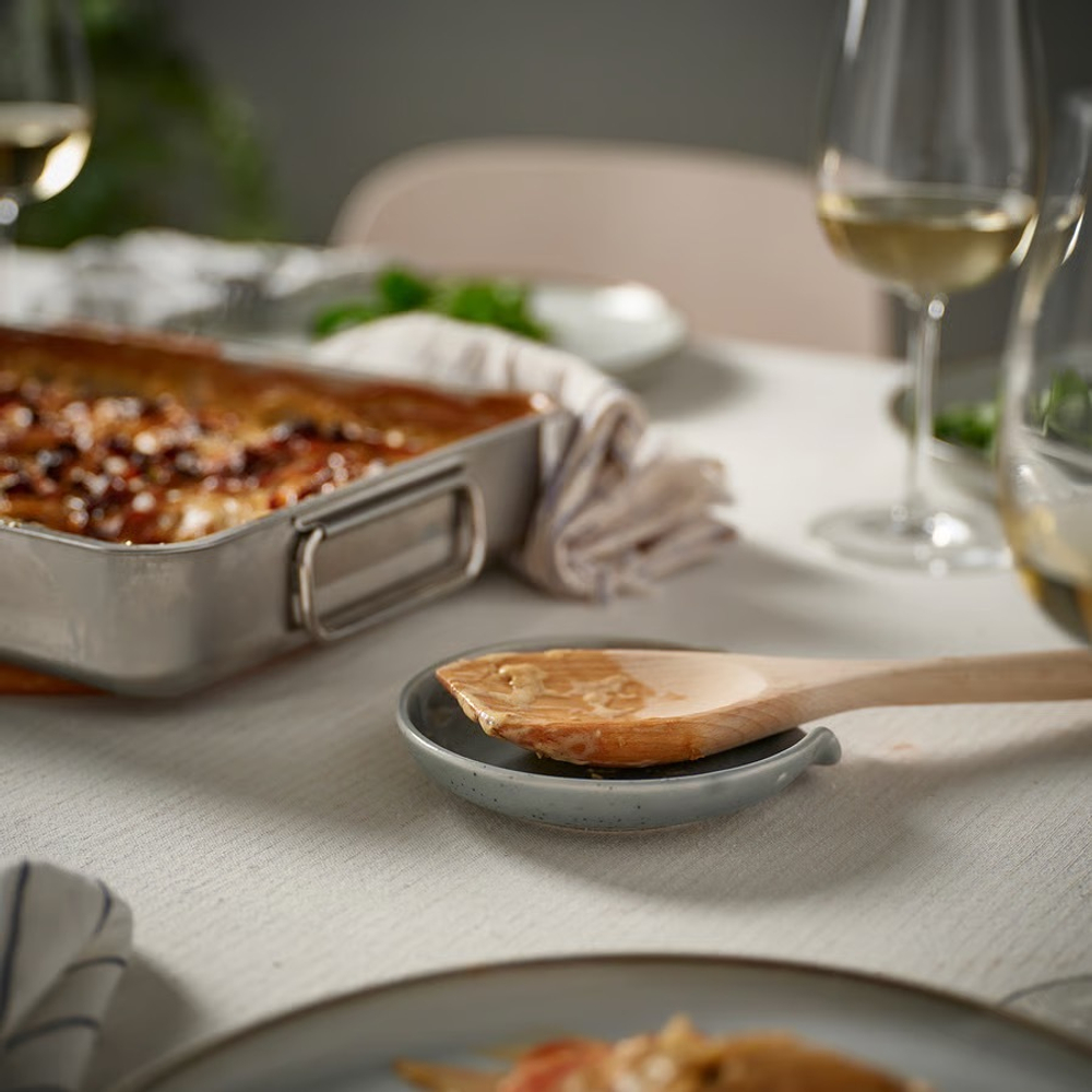 РОДСИРА RОDSYRA Подставка для ложки 12 см, серая