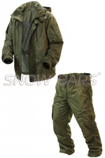 Костюм Гриф олива, ткань мембрана и искусственная замша