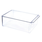 Органайзер для холодильника 20х30х10см с крышкой Прозрачный