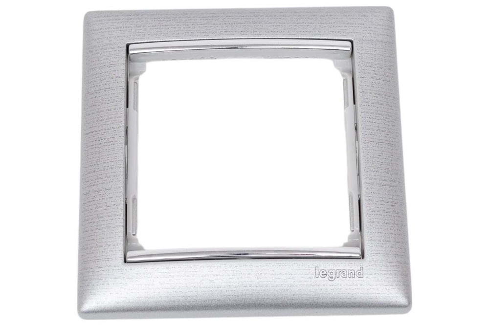 Рамка 1 пост алюминий матовый Valena Classic LEGRAND