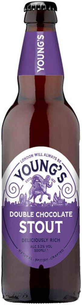 Янгс Дабл Шоколад темн фильт 0,5л  5,2% Великобритания