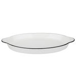MILLIMI Соло Форма для запекания и сервировки овальная, 700мл, 36,5х21,5х3,5см, фарфор