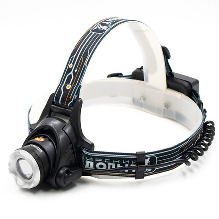 Фонарь налобный &quot;СИБИРСКИЙ СЛЕДОПЫТ-Эон&quot;, 1L, zoom, аккум.2x2200mAh/60/