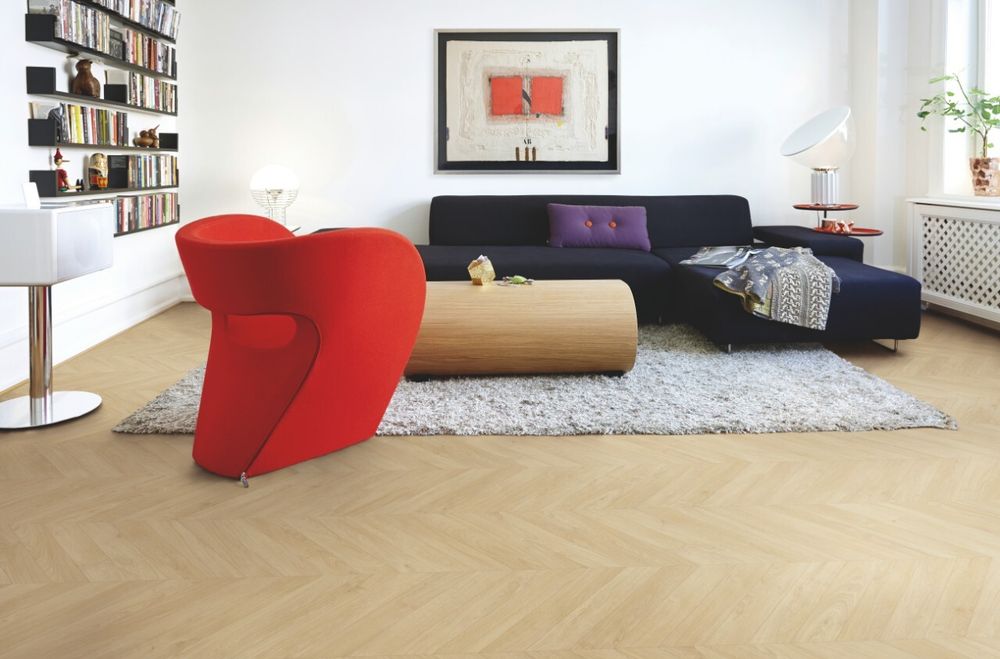 Chevron 12 pro Дуб шведский золотистый, 1,426 м²