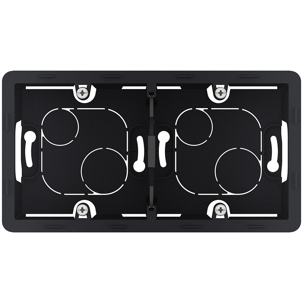 Коробка для накладного монтажа 2 поста антрацит Inspiria Legrand